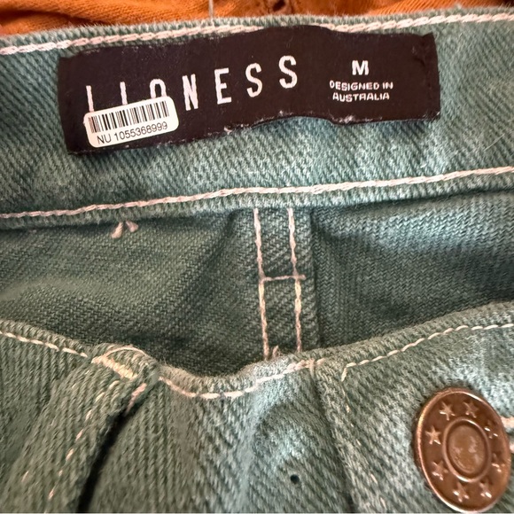 Lioness Miami Vice Green Wide-Leg Pants - Picture 3 of 8